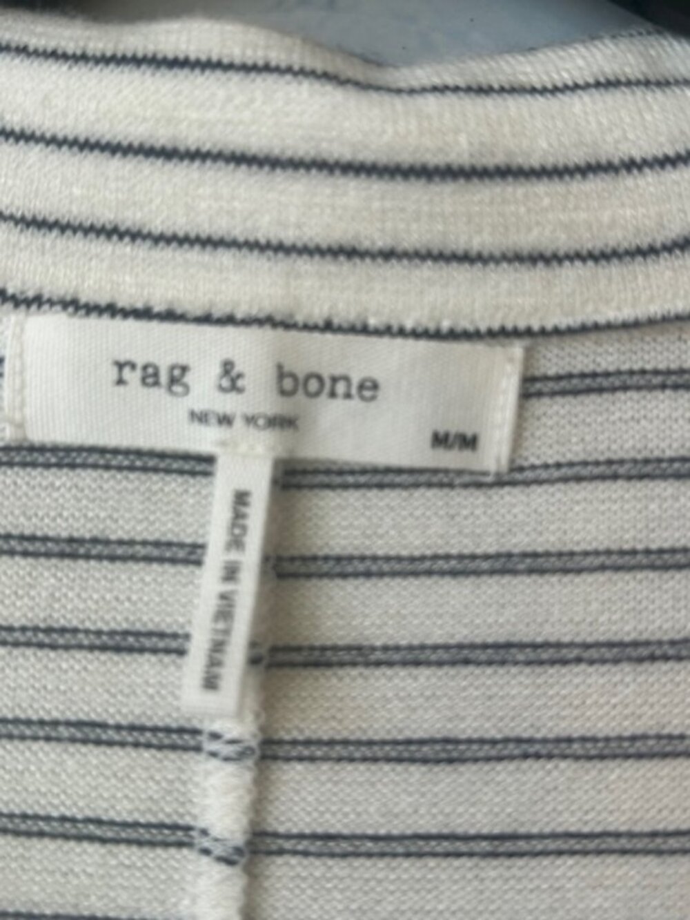 Rag & Bone Stripe Polo Shirt - Picture 8 of 10